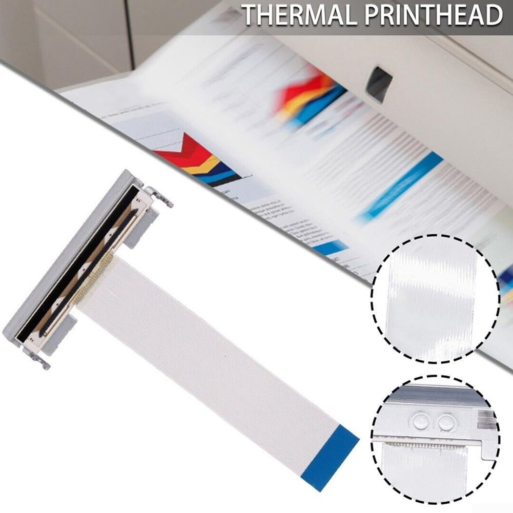 Cabezal de impresión térmica de metal compatible con modelos de impresora Tm-t88v Tm-t885 2131885 2141001 Diseño de salida rápida y transparente para terminal Pos caja registradora etiquetadora en