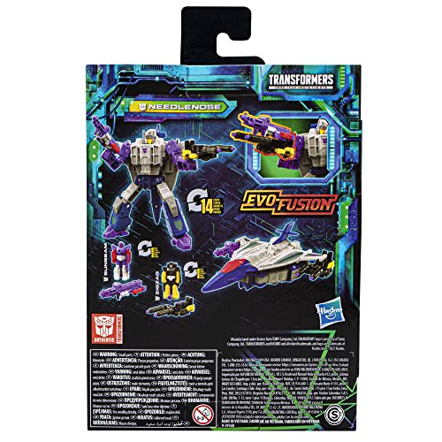 Transformers Toys Legacy Evolution Deluxe Needlenose Toy With 2 Targetmaster Toys, 5.5-Inch, Action Figure For Boys And Girls Ages 8 And Up #TOP7