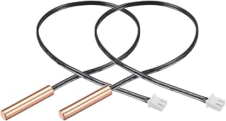 uxcell 2 Pcs 10K NTC Thermistor Probe 15.7 Inch Copper Sensitive Temperature Temp Sensor for Air Conditioner