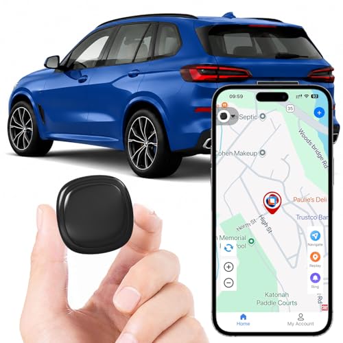 GPS Tracker for Vehicles,Magnetic Car GPS Tracking,Full Global Coverage Location GPS Tracker for Kids,Dogs,No Subscription Required/No Monthly Fee/No SIM Card Required