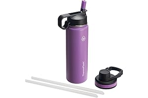 Thermoflask 24 Oz Stainless Steel Vacuum Insulated Water Bottle, 2-Pack
