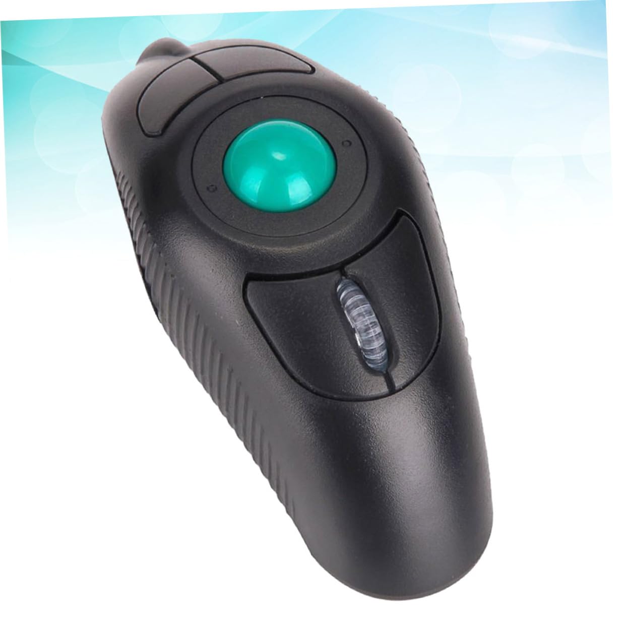 VILLCASE Mouse Trackball Wireless 2.4g 1000dpi USB Portatile Nero