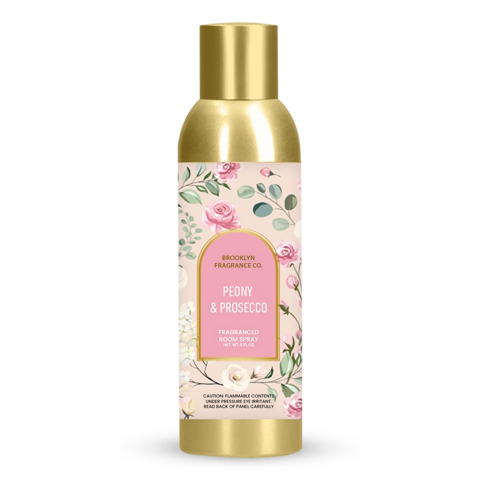 Brooklyn Fragrance Co. Arches Room Spray – Premium Floral Peony & Prosecco Air Freshener -Long lasting home Fragrance Spray for Bathroom, office &