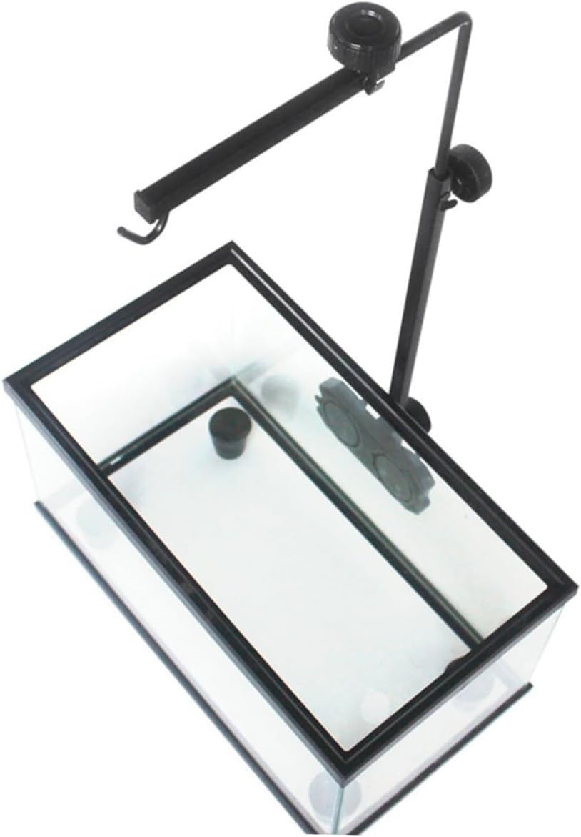 Totority Reptile Light Stand for Turtle Basking Lamp Fixture for Fish Tank Lighting Height and Angle for Optimal