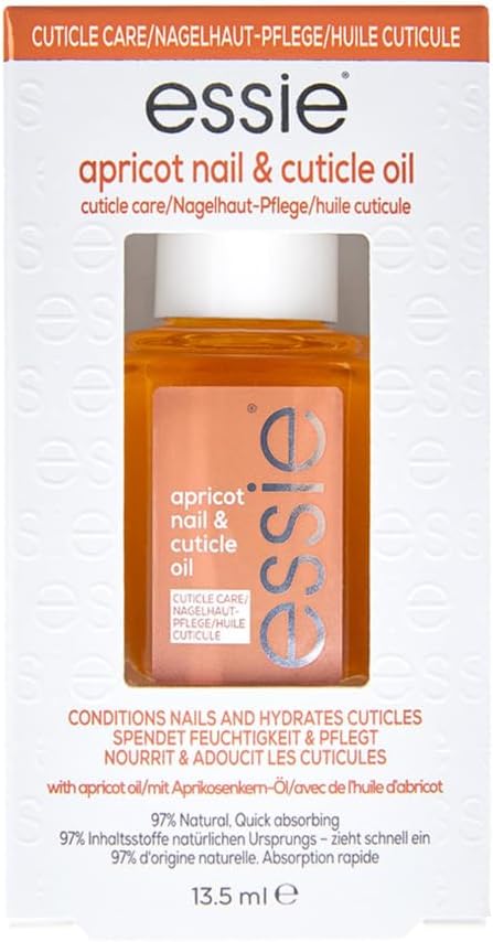 Essie Huile Ongles & Cuticules Abricot Soin Réparateur et Nourrissant Transparent Contenance 15 ml