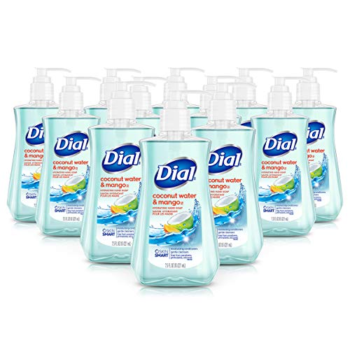 Dial Liquid Hand Soap, Coconut Water (Pack of