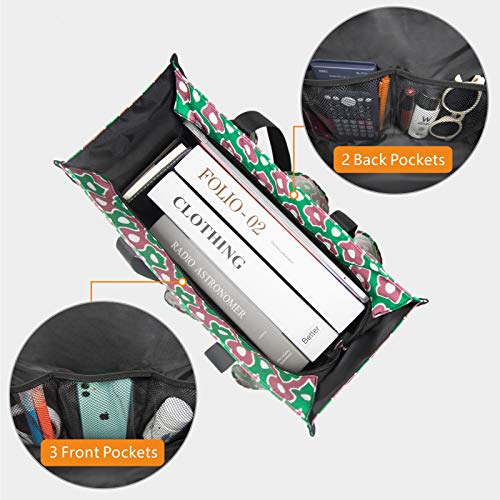 Image of TOPDesign Utility Water Resistant Tote Bag with 13 Pockets, Top Zipper Closure & Thick Bottom Support, for Working Women