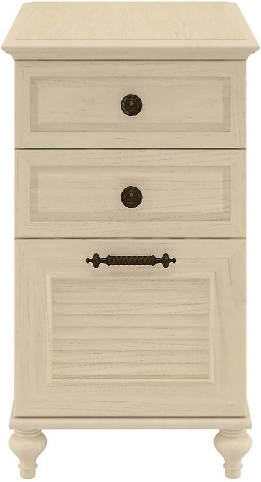 Bush Furniture Kathy Ireland Home Volcano Dusk 3 Drawer File Cabinet, Driftwood Dreams