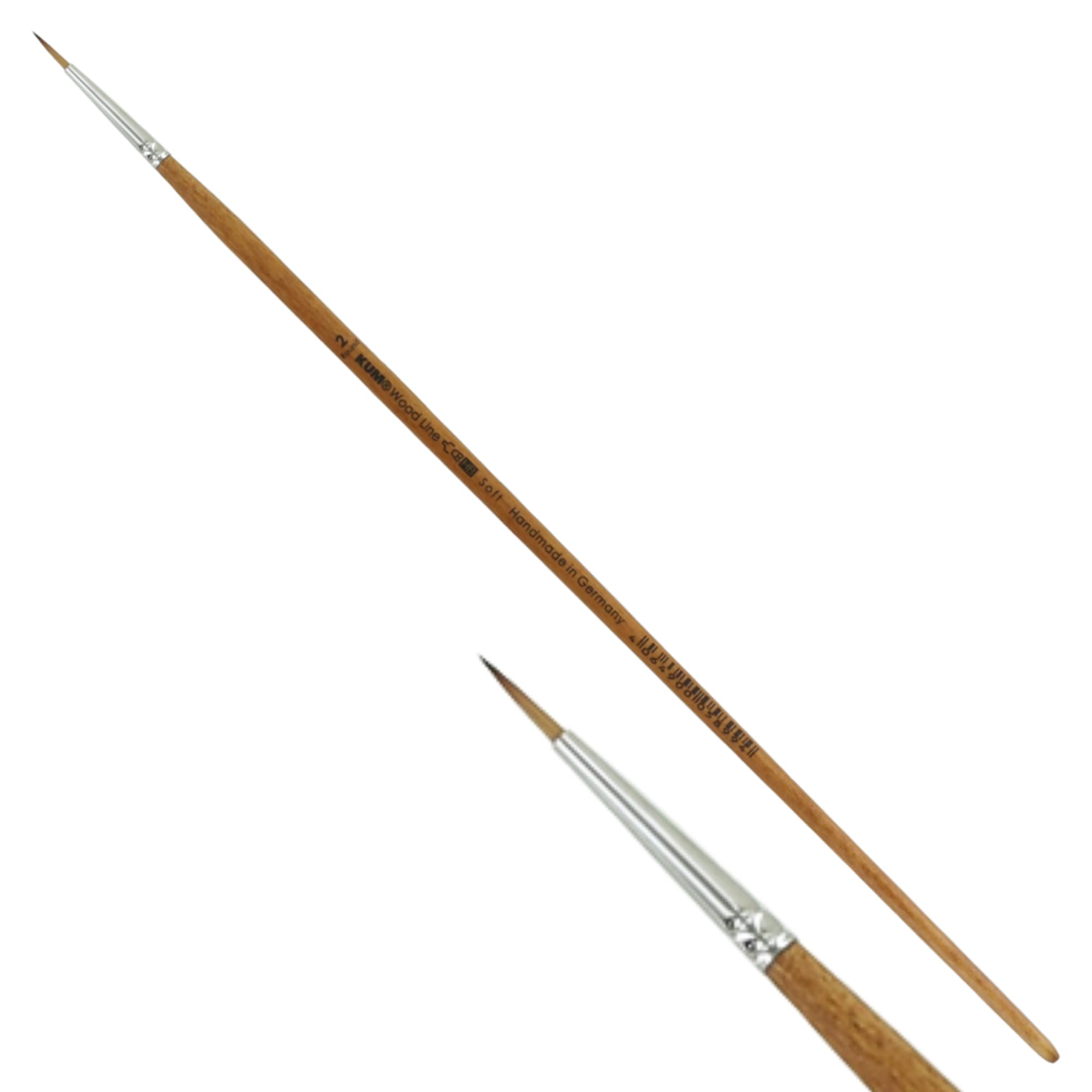 Kum Brush, Wood Synthetic Fibres, Brown, 2