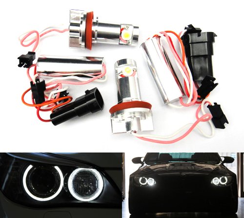 RZG Lot de 2 apoules LED Angel Eye pour phare DRL 90 W