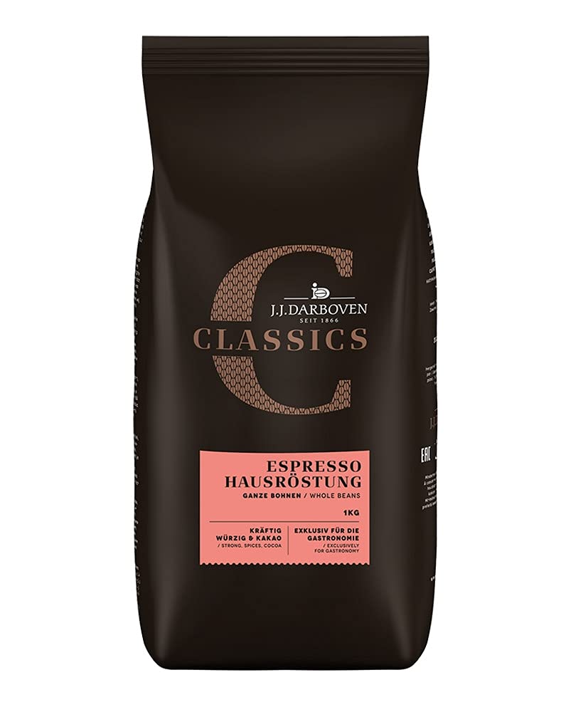 Kaffee CLASSICS Espresso Hausröstung von J. J. Darboven, 1000g Bohnen (2)