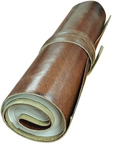 Vintage Handmade Leather Journal, Diary, Notebook or Sketchpad. The perfect gift for Travelers, Writers, Artists, or Poets (Black) (Dark Brown)