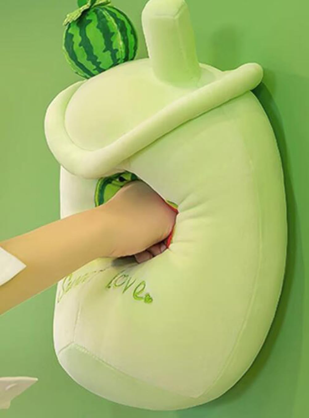 WeiWeiLee Cute Fruit Milky Tea Plush Pillow Soft Stuffed Sofa Throw Pillows Simulation Plush Cushion (35cm/13.8