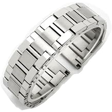 Solid Stainless Steel watch Bracelet For Cartier Tank Ronde Solo Men and Women Watchband