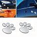 2Pcs Stylish Bear Paw Pet Animal Footprints Emblem Car Truck Decor 3D...