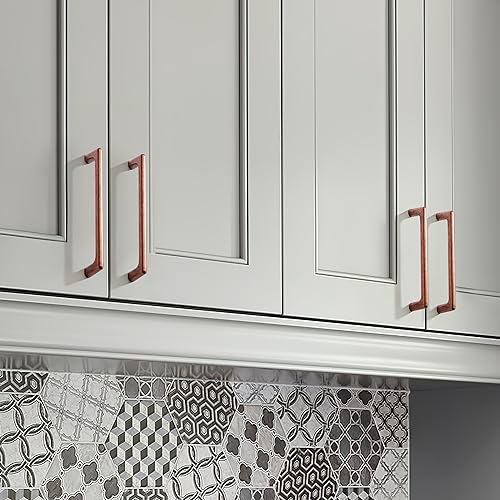 khtumeware 10 Pack 3 Inch(76mm) Hole Centers Vintage Antique Copper Cabinet Pulls, Aged Brass Drawer Pulls Kitchen Cabinet Hardware for Cupboard Drawer Handles Dresser Retro Pulls by khtumeware - Image 3