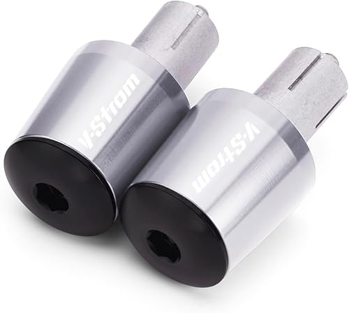 Motorcycle Motorcycle Grip Handle Bar End Handle Bar Grips Cap Anti Vibration Plug for Suzuki V-Strom 650 V-strom650 Vstrom650 2004-2021 Handle end