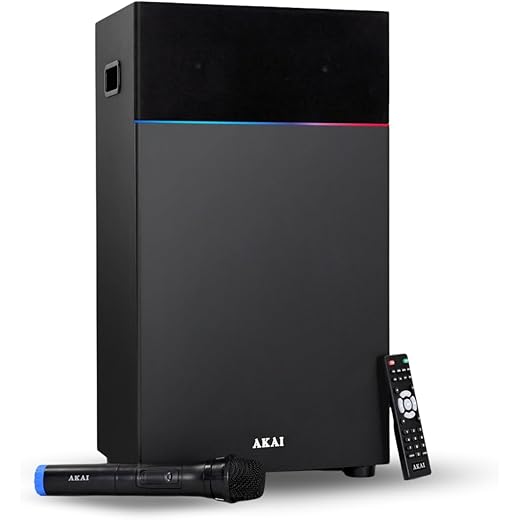 AKAI UltraBoom 80 Bluetooth Party Speaker with Wireless Mic