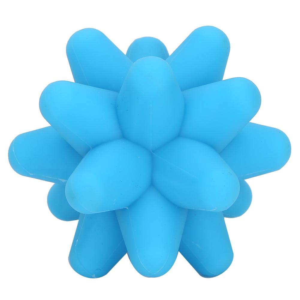 Dioche Spiky Massage Balls, 2 Colors Acupoint Physical Massage Balls, Lacrosse Ball Roller Set Perfect for Foot Massage, Deep Tissue Massage, Trigger Point (Blue)