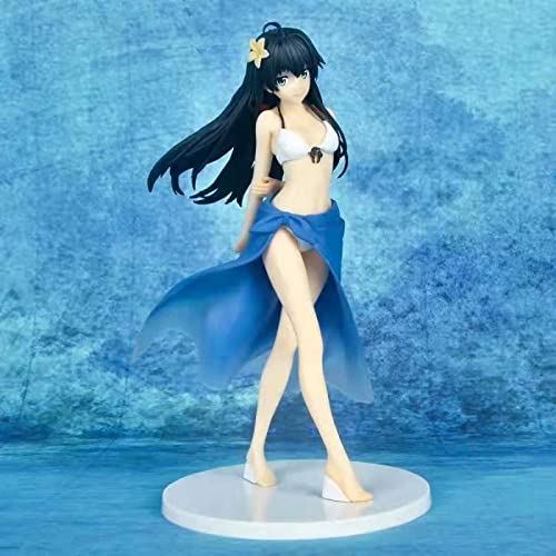 Nmomoytu 20Cm My Teen Romantic Comedy Yukinoshita Yukino Action Figure Yui Yuigahama Swimsuit Figurine Model Doll Gift #TOP1