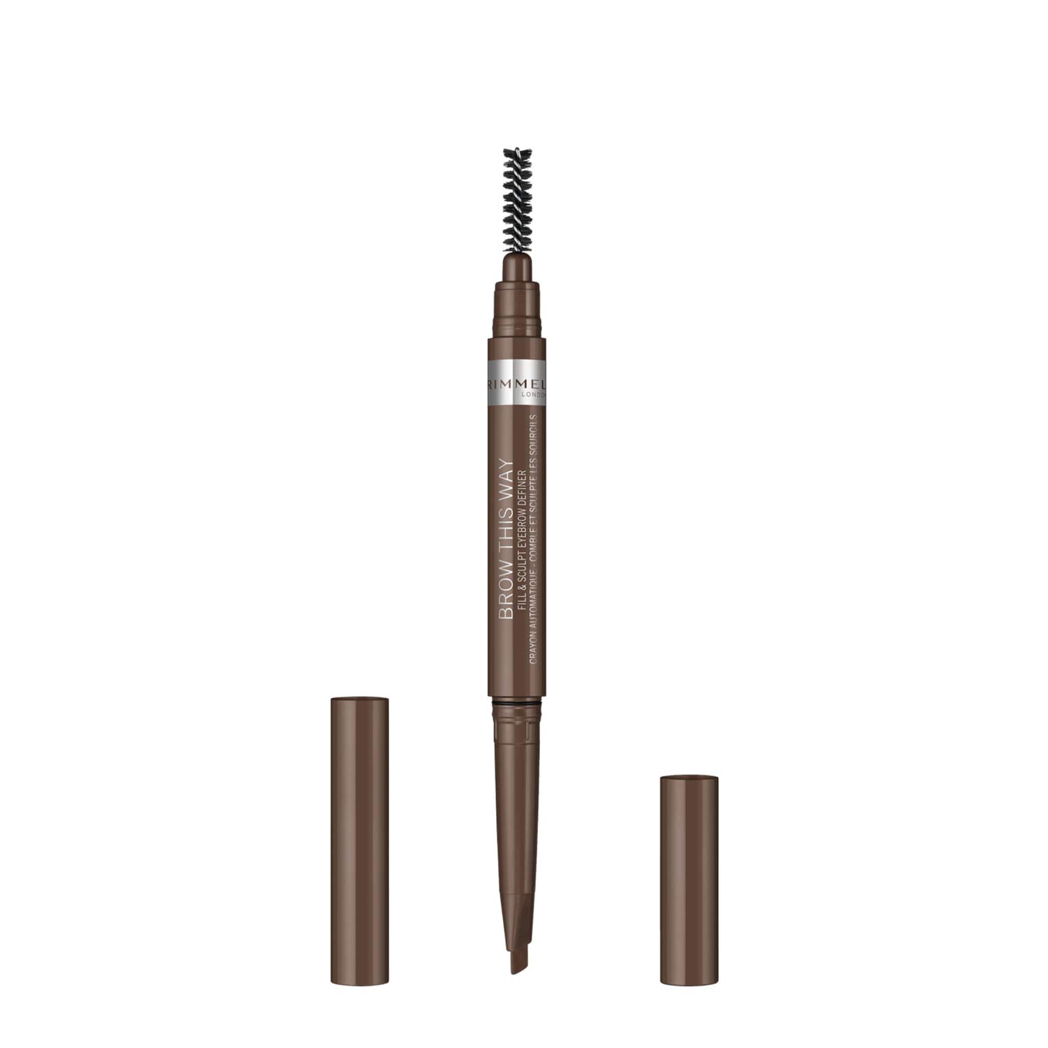 Rimmel Brow This Way Fill & Sculpt Eyebrow Definer, Blonde, 0.39x5.63x0.39 Inch (Pack of 1) : Beauty & Personal Care
