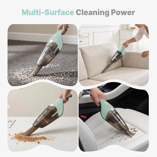 Image of Shop-Vac Wet /Dry Handheld Vacuum Cordless, Wall-Mounted Hand Vac, Green