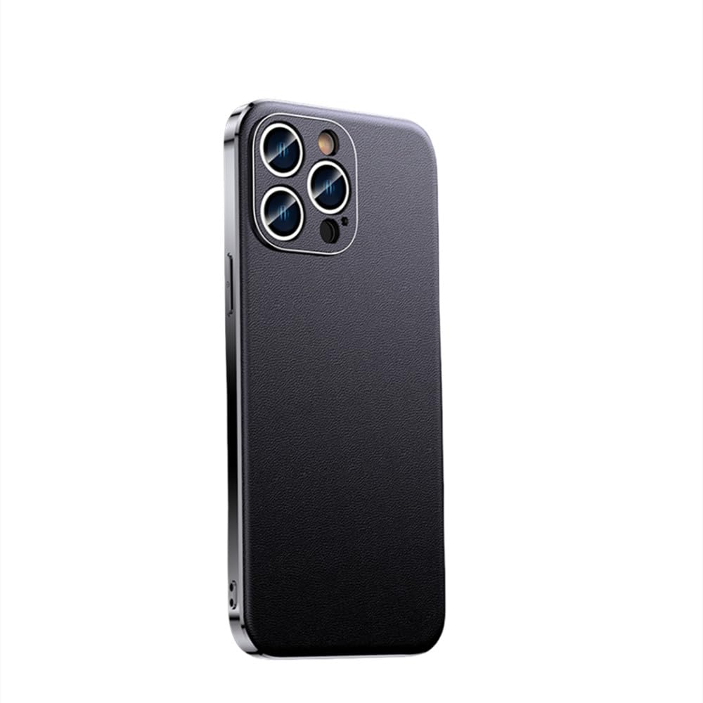 Étui en cuir véritable iPhone 12 avec placage de luxe - 7