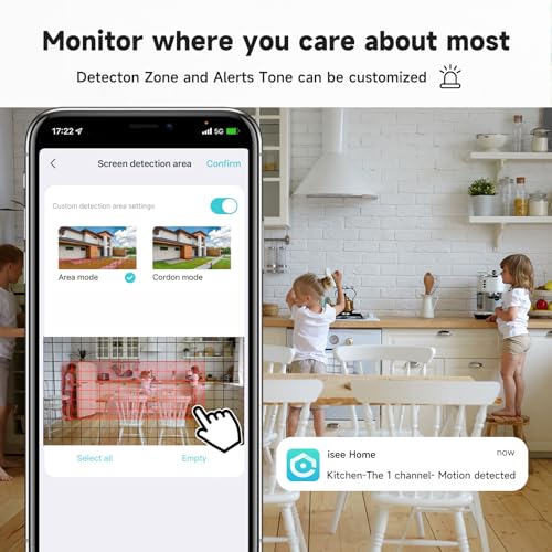 Jaiotlink 1080P 2.4G/5G Indoor Camera, Plug-In Cameras For Home Security W/Night Vision, Baby/Elder/Home Cameras Indoor With Phone App, Motion Detection, 2-Way Talk, Wifi Camera Compatible W/Alexa thumb #6