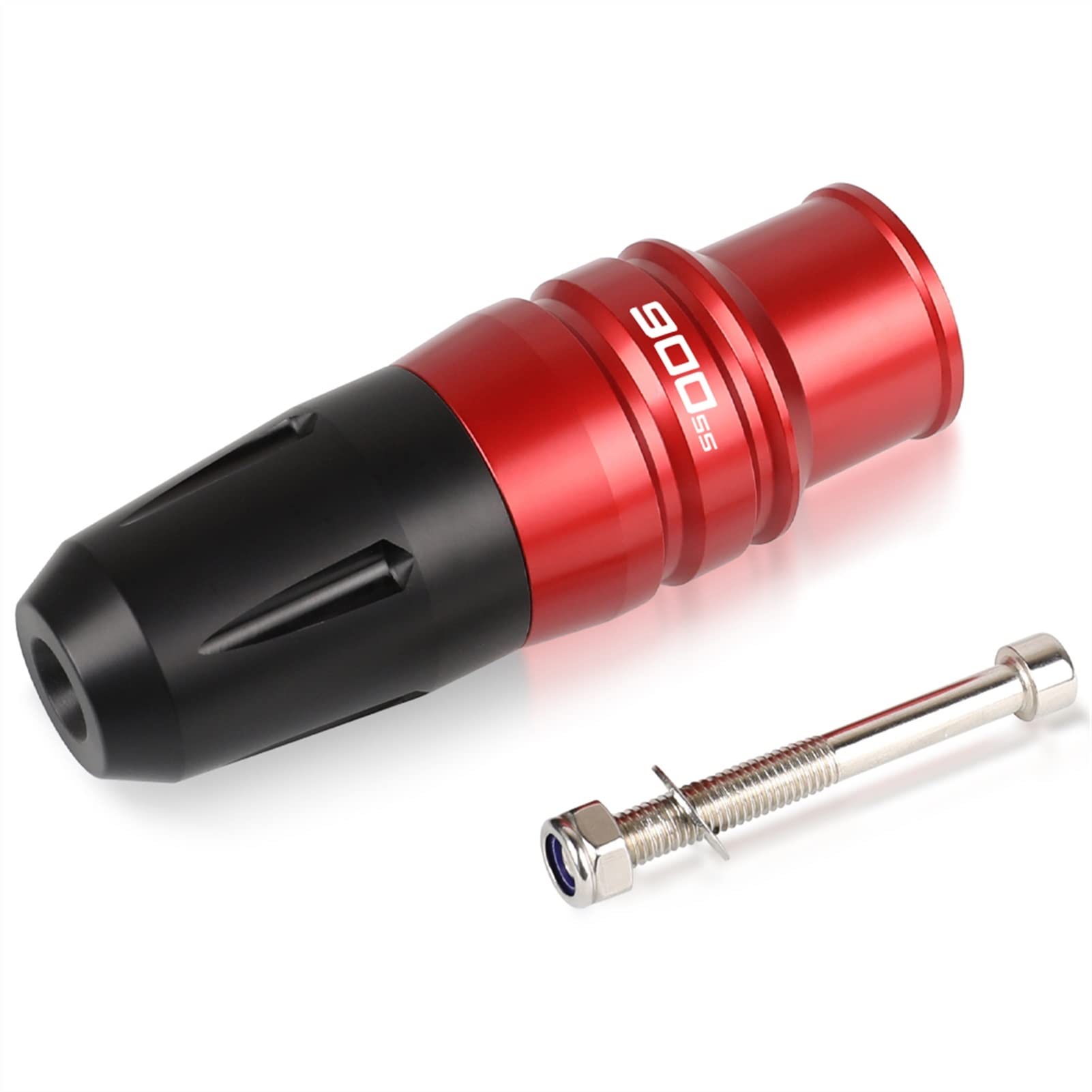 Curseurs De Cadre Pour Ducati 900SS 1999-2002 - Protection Crash En Aluminium CNC - Couleur Rosso (rouge)