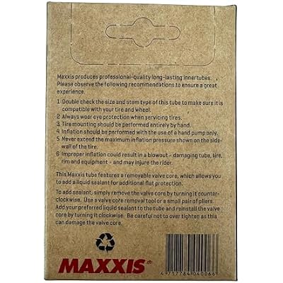 Maxxis 700 x 33-50mm Welter Weight Bicycle Inner Tube | Presta or Schrader Valves | Puncture Resistant | 130g Gravel Bike Tube