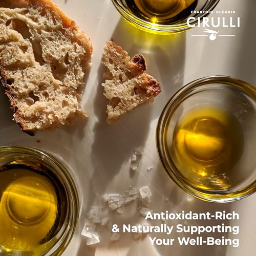Cirulli Italian Extra Virgin Olive Oil, Cold Pressed Premium Quality Evoo, Ancient Roots Olive Oil Extra Virgin, Early Harvest, Hand Picked Olives, High In Polyphenols, Fruity Aroma - 5L Tin X2 - 5