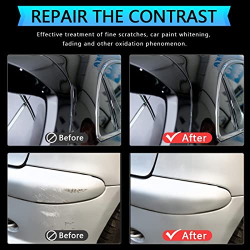 Touch Up Paint Pen For Cars Scratch Removal Repair, Wheel Fill Paint Pen Black/White/Multi-Color Optional For Various Cars (Pearl White) #TOP4