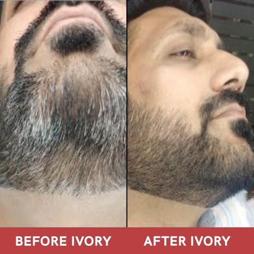 Image of Grey Beard Oil Serum (55 ml) - Helps in Reduces Greys & Restore Natural Black Beard Color | With All Natural Ingredients for All Beard Types