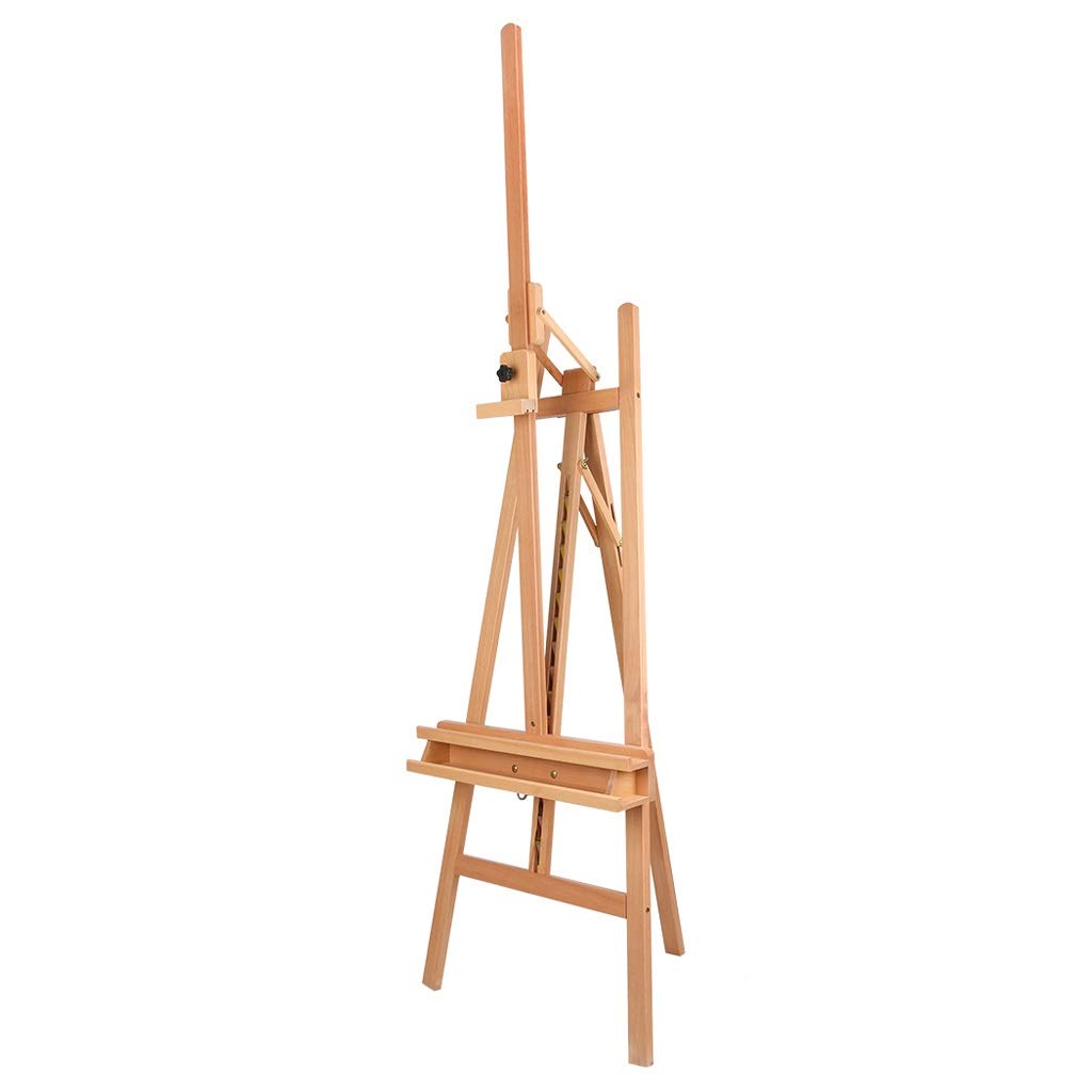 CWCQGH Display Easel Drawing Board Painting Stand Easel Beech Slope Height Adjustable Easel Studio Artist Painting Canvas Easel