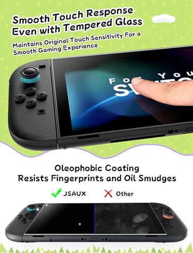 Image of JSAUX Screen Protector for Nintendo Switch 2, Ultra HD 2-Pack