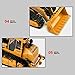 1:12 Full Functional Front Loader,RC Excavator Shovel Remote Control Construction Bulldozer Truck Toy with Lights