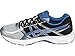 ASICS Men's Gel-Contend 4 Running Shoe, Silver/Classic Blue/Black, 10 M US