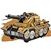 Hitatol (Yellow Military Tank Toy with Projectile, Gear-Driven Action, Rotating, Manual Operation, Ages 3+