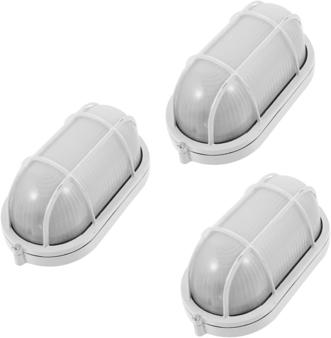 VICASKY 3pcs Sauna Room Wall Lamp High-Temperature Lighting Fixture for Steam Rooms Sauna Accessories Suitable for Indoor Use