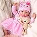 BABESIDE Lifelike Reborn Baby Dolls Girl - 20-inch Realistic Newborn with Soft Cloth Body, & Poseable Limbs, Real Life Toddler Reborn Doll Girl - Adorable Gift for Girls Ages 3+