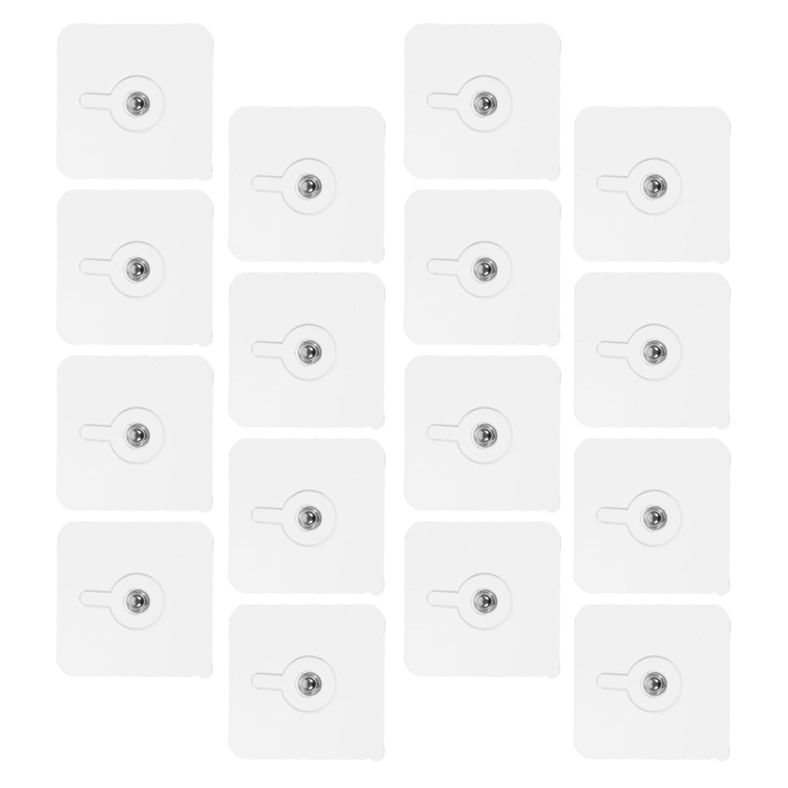 Ganchos adhesivos TOYANDONA de acrílico transparente, pack de 40 unidades para cocina