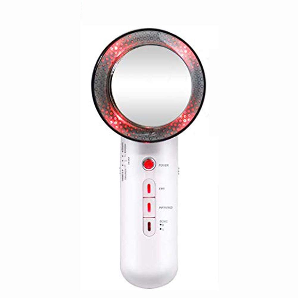 Ultrasound Cavitation EMS Body Slimming Massager 3 in 1 Fat Removal Machine, Weight Loss Anti Cellulite Fat Burner Galvanic Infrared Ultrasonic Therapy Beauty Device