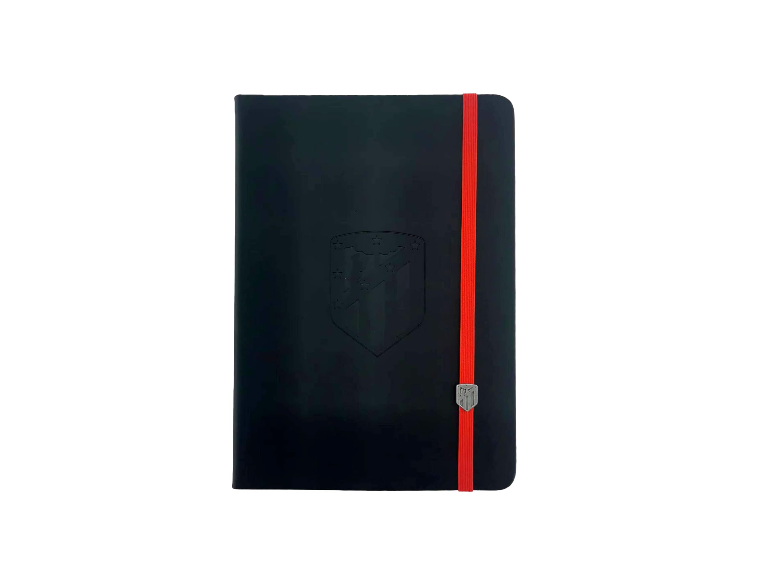 Atlético de Madrid - Pack cadeau, agenda, stylo, set d'agenda et stylo, écriture, football, couleur noire, produit officiel (CyP Brands)