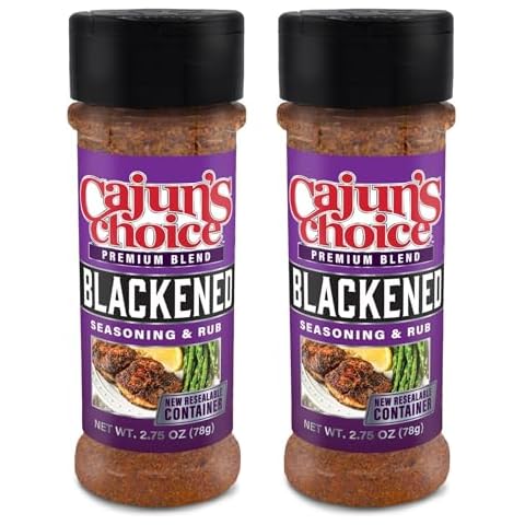 Blackened Seasoning 2.75 oz Cajun's Choice Louisiana Foods (2 Pack) Cover