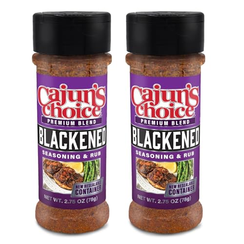 Cajun's Choice Blackened Seasoning - 2.75 oz Jar, Pack of 2