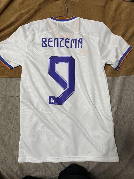 Amazon.co.jp: Real Madrid 21-22 Benzema Home Jersey : Sports