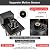 2 pack Porch Lights with GFCI Outlet,Dusk to Dawn Motion Sensor Outdoor Lights,3 Lighting Modes Black Front Door Lights,Waterproof Exterior Light Fixture,Outside Wall lamp for House Patio Garage