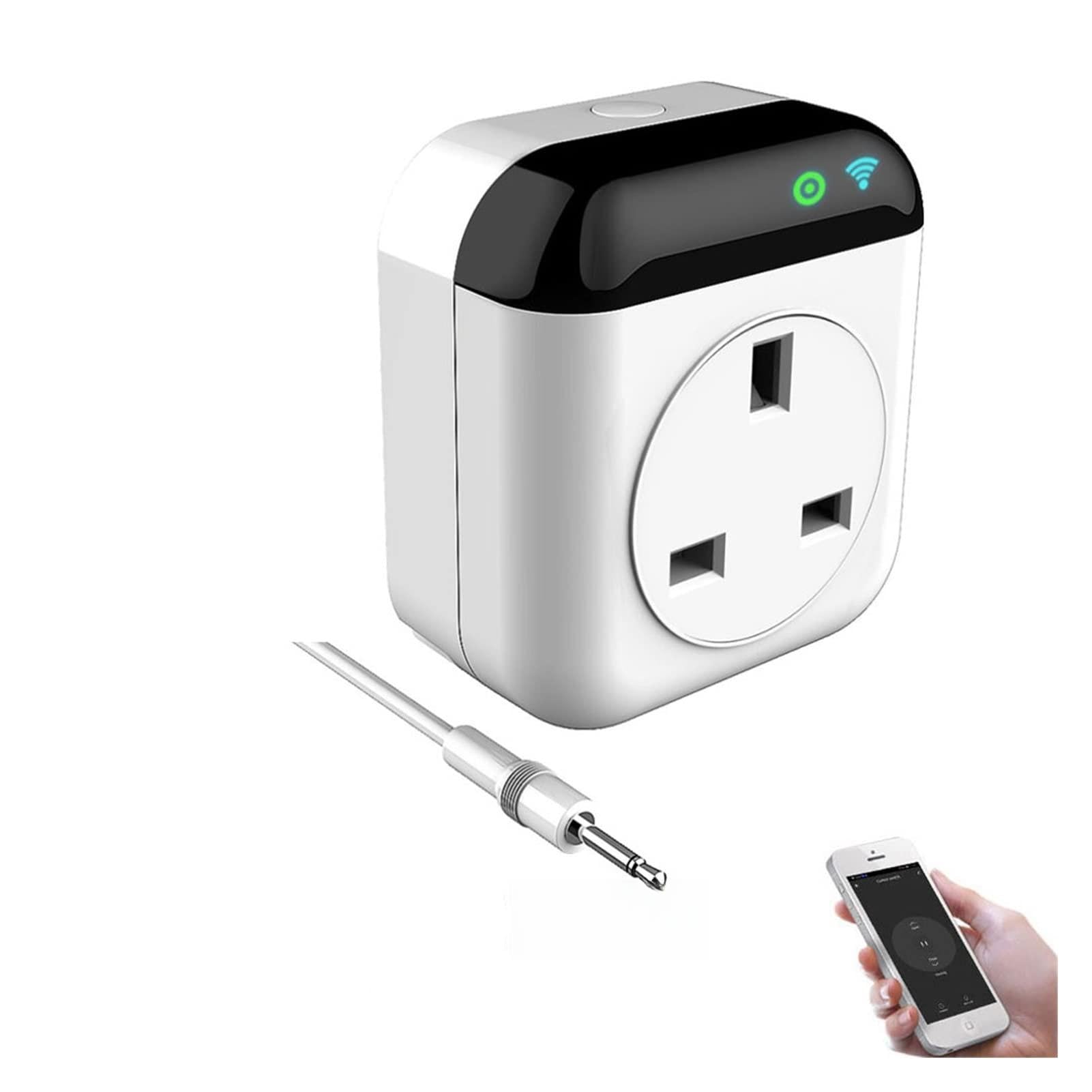Termometro da interno igrometro digitale Termostato riscaldante WiFi Smart Termostato caldo Termostato Termostato Temperatura Temperatore Lavoro Con display LCD(Wifi thermostat UK)