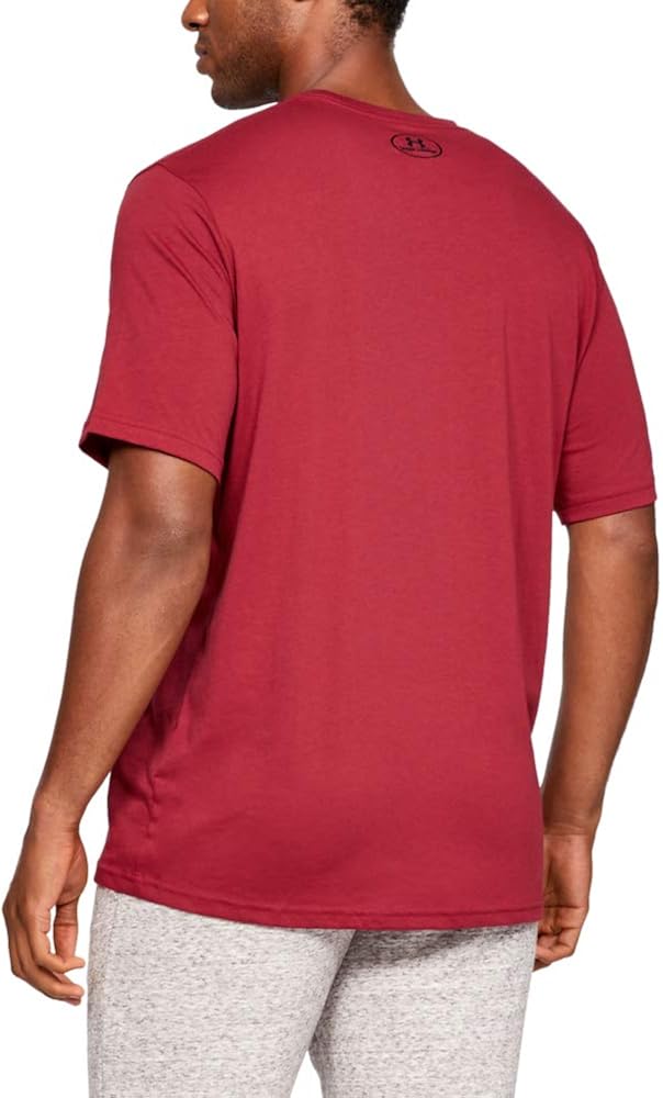 Under Armour Men's Sportstyle Left Chest Short-sleeve T-shirt Standard X-Large Aruba Red (651)/Black