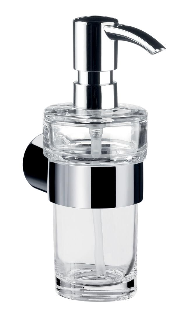 EMCO Fino HSN 842100102 - Dispensador de jabón líquido (Cristal Sumergible, Cromado)